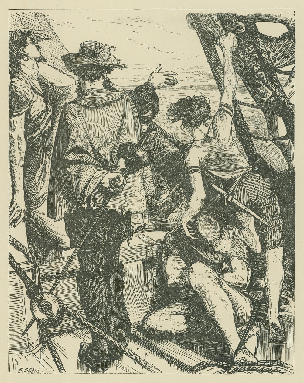 Sir Francis Drake (gravyr) av English School