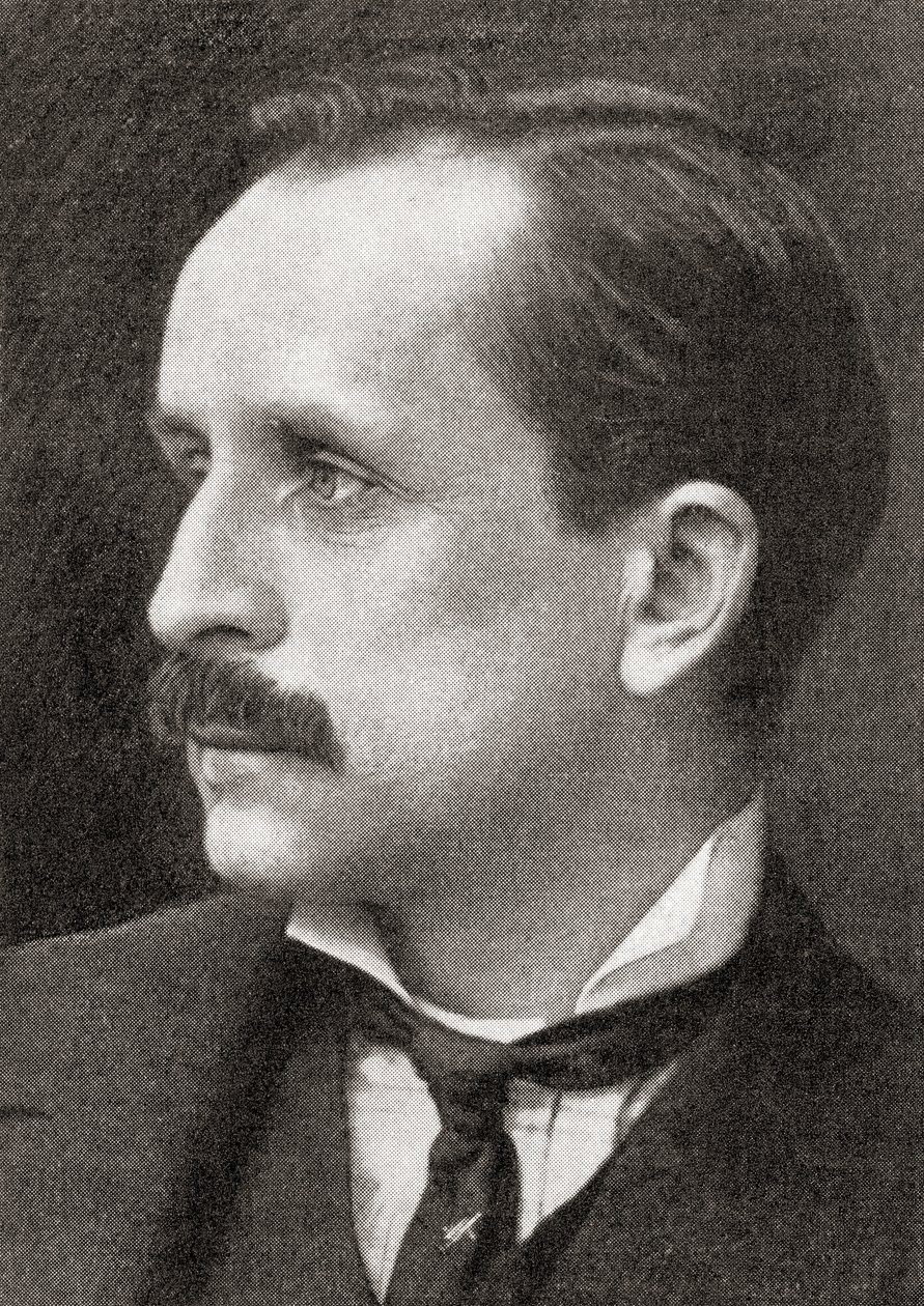 Sir James Matthew Barrie, från tidningen The World and His Wife, publicerade 1907 av English School
