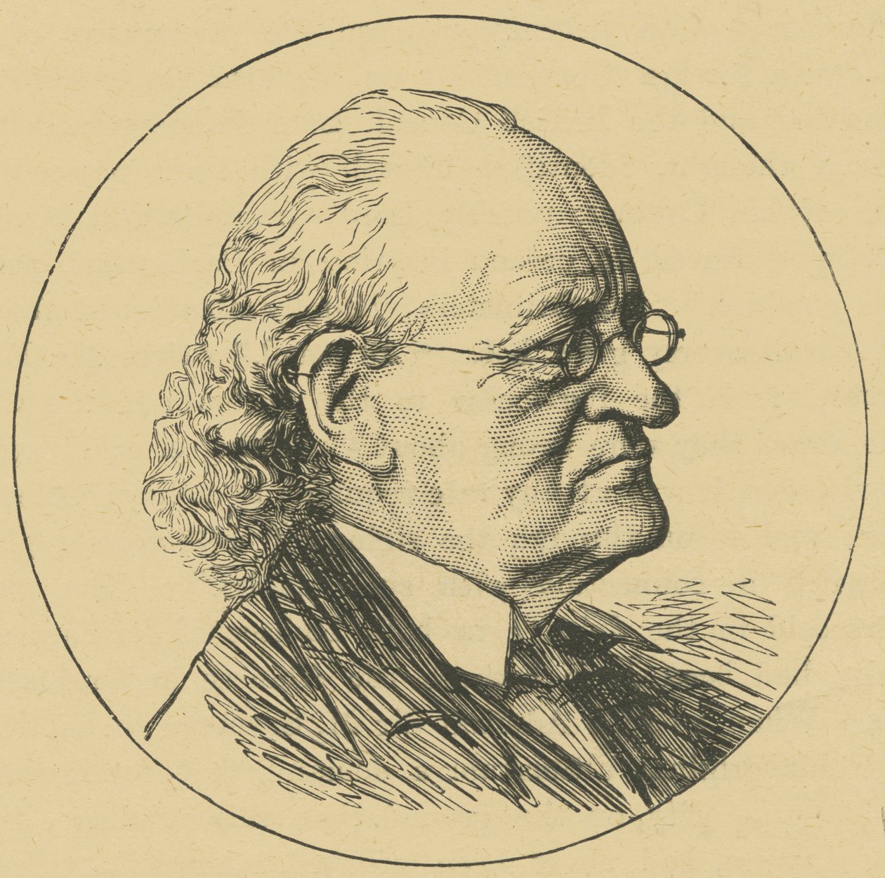 Sir John Bowring (gravyr) av English School