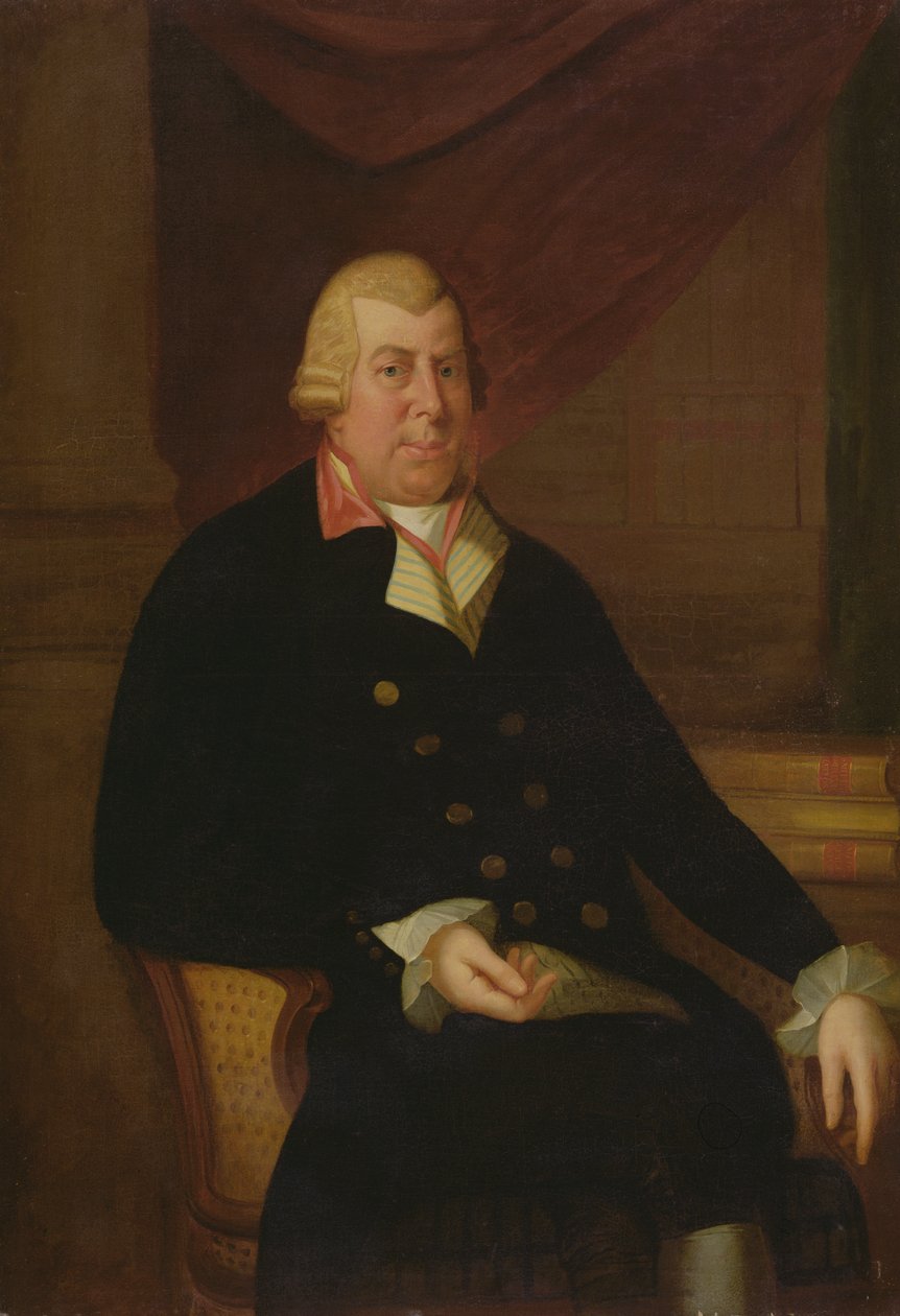 Sir Richard Crawshay (1739-1810) ca 1790 (olja på duk) av English School