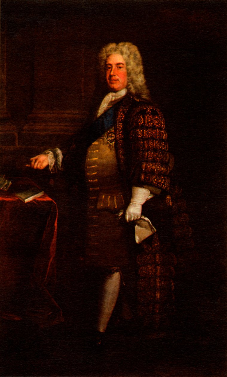 Sir Robert Walpole av English School