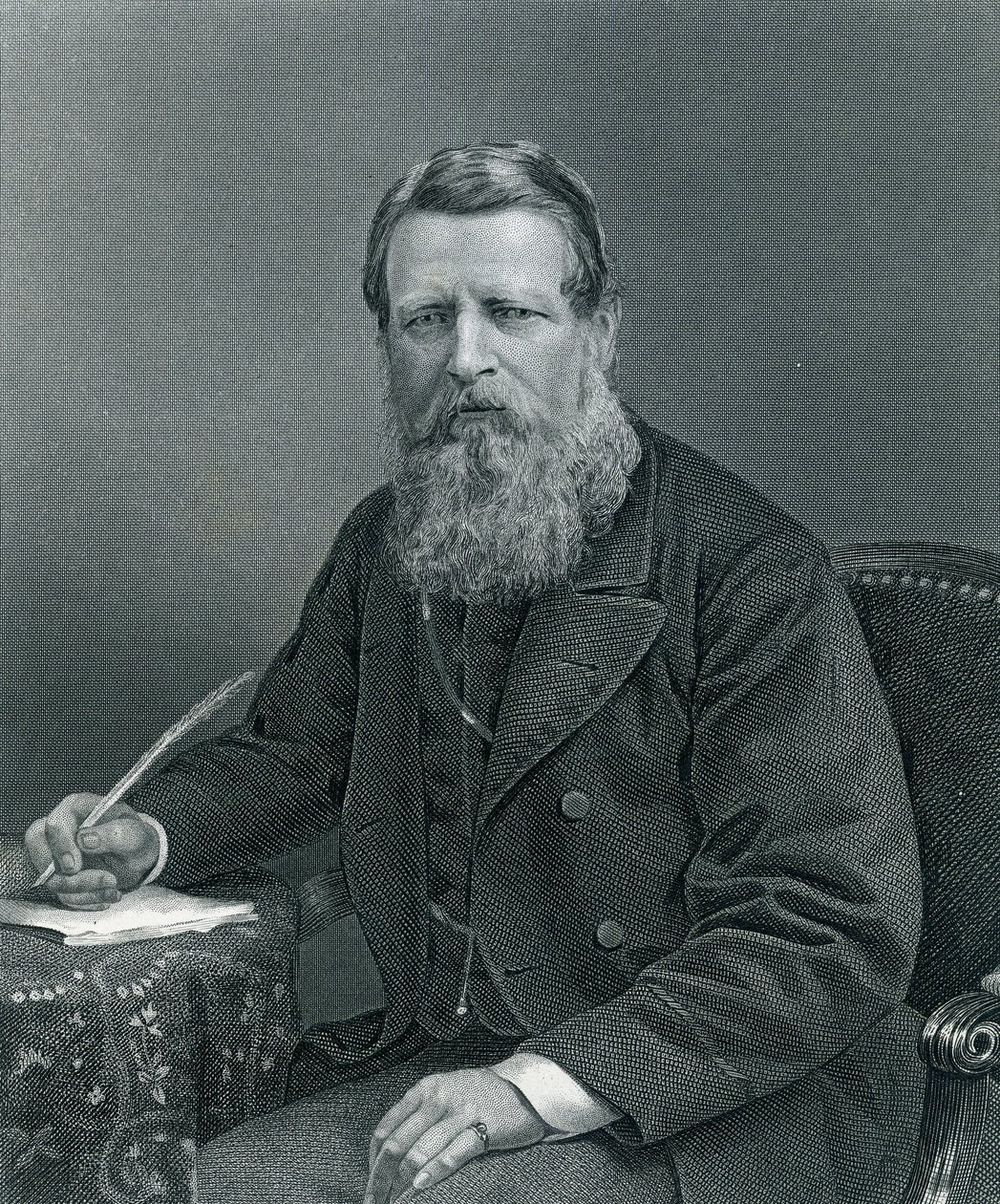 Sir Stafford Henry Northcote (1818-87) av English School