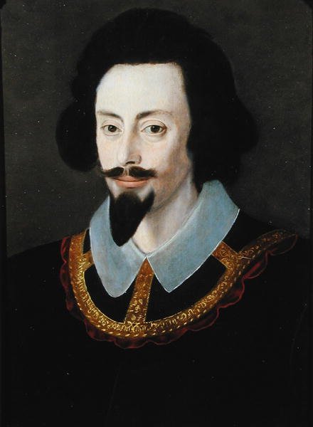 Sir Thomas Fairfax (d.1600) (olja på panel) av English School