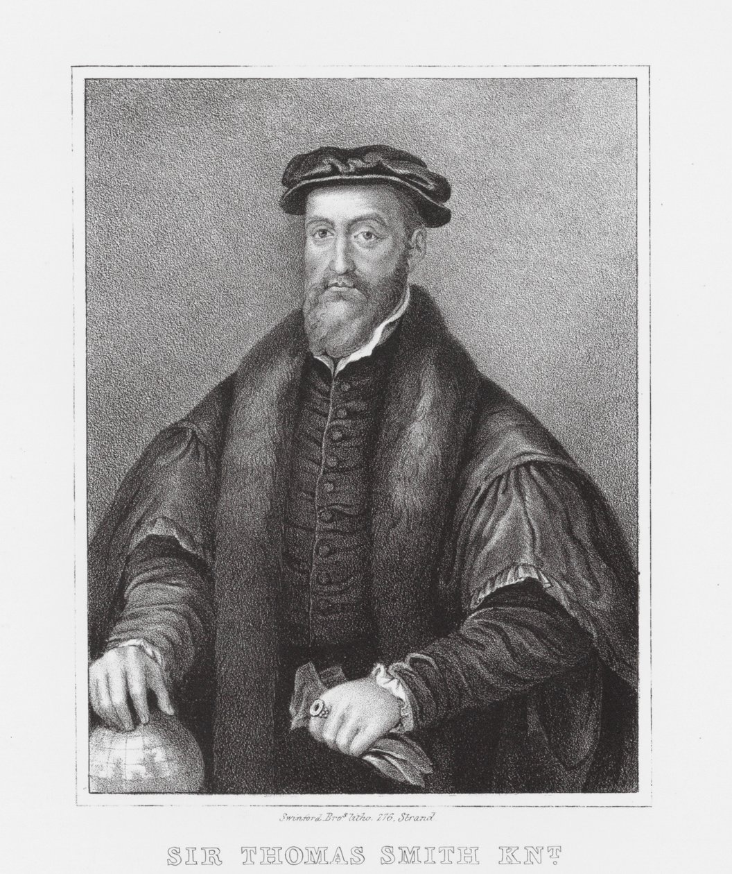 Sir Thomas Smith KNT (gravyr) av English School