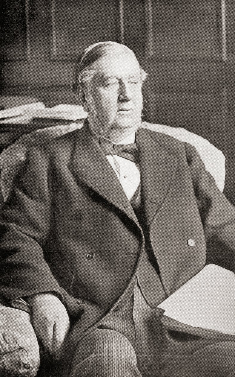 Sir William Harcourt, från "Gladstone: The Man and the Statesman", av David Williamson, publicerad 1898 av English School
