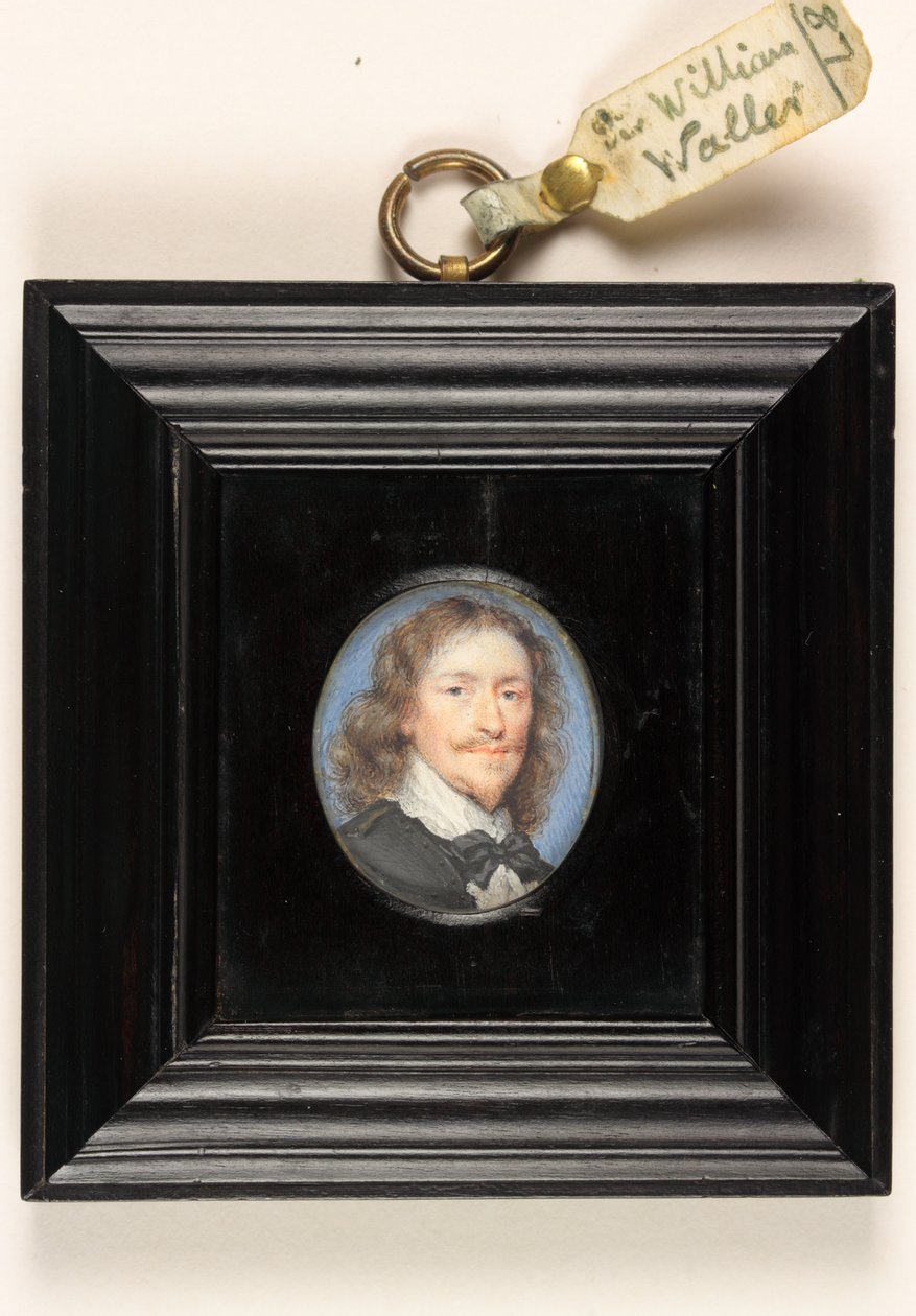 Sir William Waller (akvarell på veläng) av English School