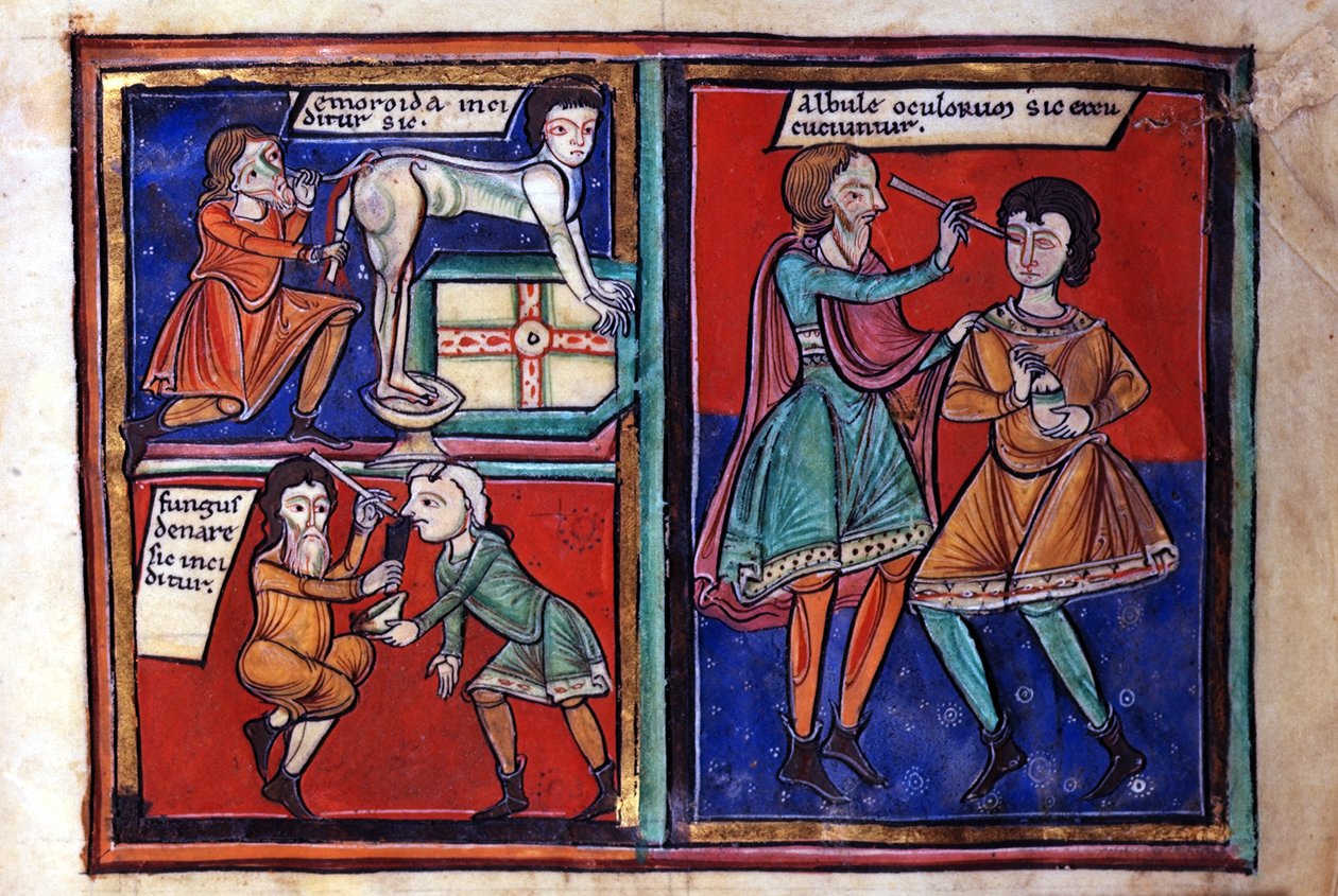 Sloane Ms 1975 fol.93 Medicinsk verksamhet av English School