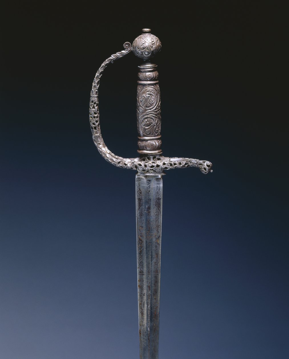 Litet svärd, c.1650 av English School