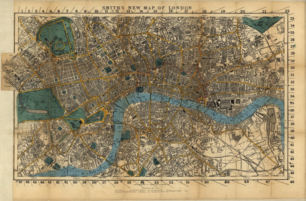 Smiths nya karta över London av English School