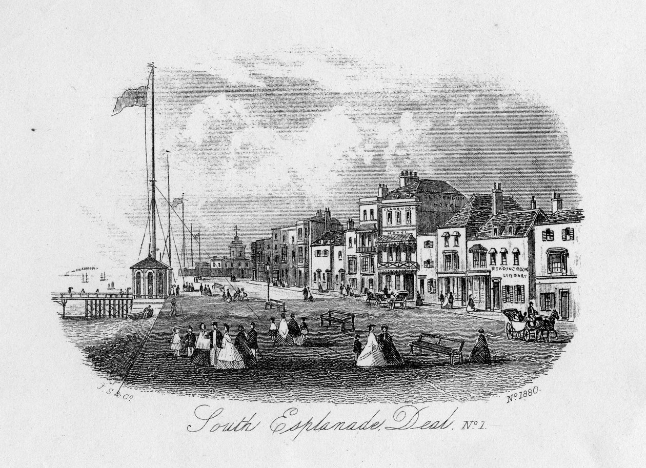 South Esplanade, Deal (gravyr) av English School