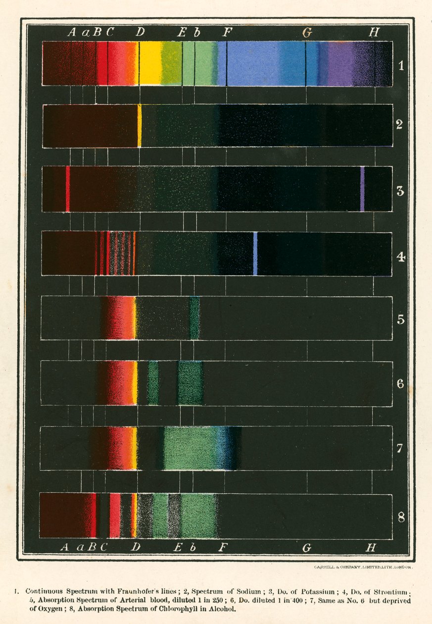 Spectrum (färglitografi) av English School
