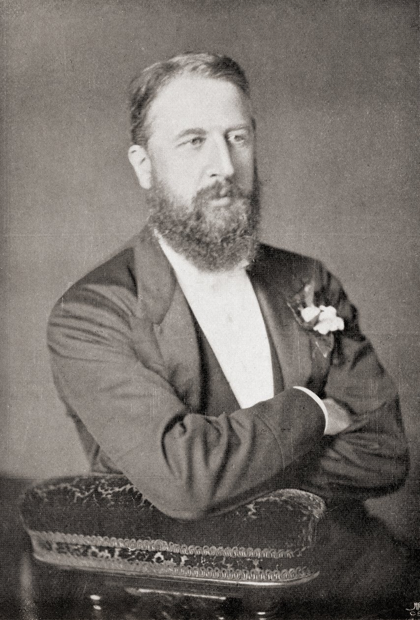 Spencer Compton Cavendish, från "Gladstone: The Man and the Statesman", av David Williamson, publicerad 1898 (litho) av English School