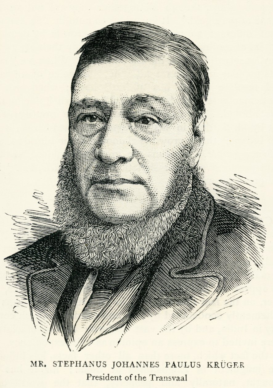 Stephanus Johannes Paulus Kruger (1825-1904) Illustration för The Graphic av English School