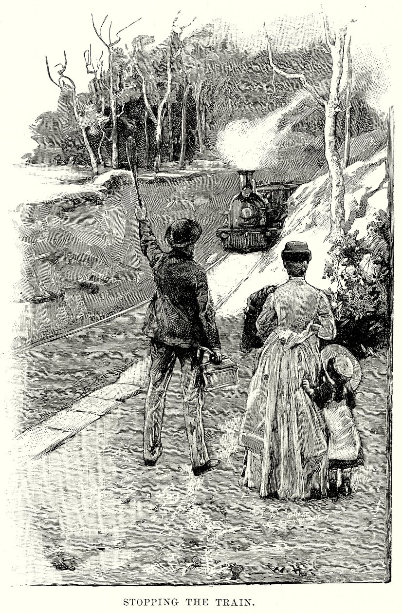 Stoppa tåget (gravyr) av English School