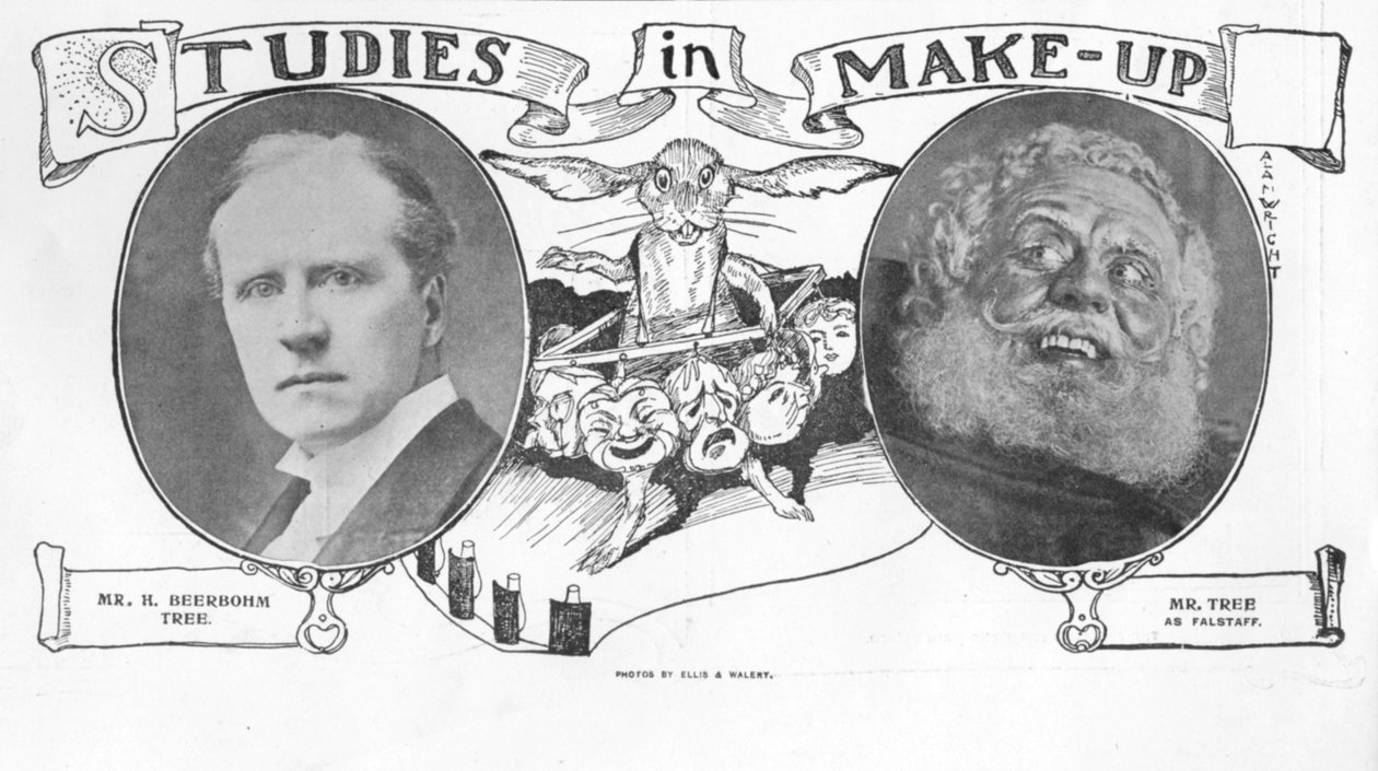 Studies in Make-Up, illustration från The King, 1 juni 1901 av English School