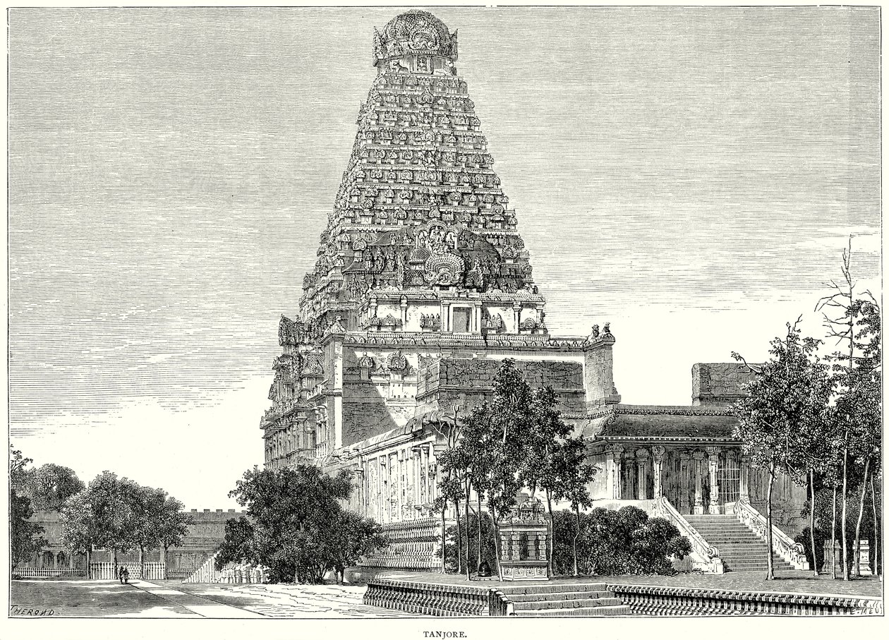 Tanjore (engraving) av English School