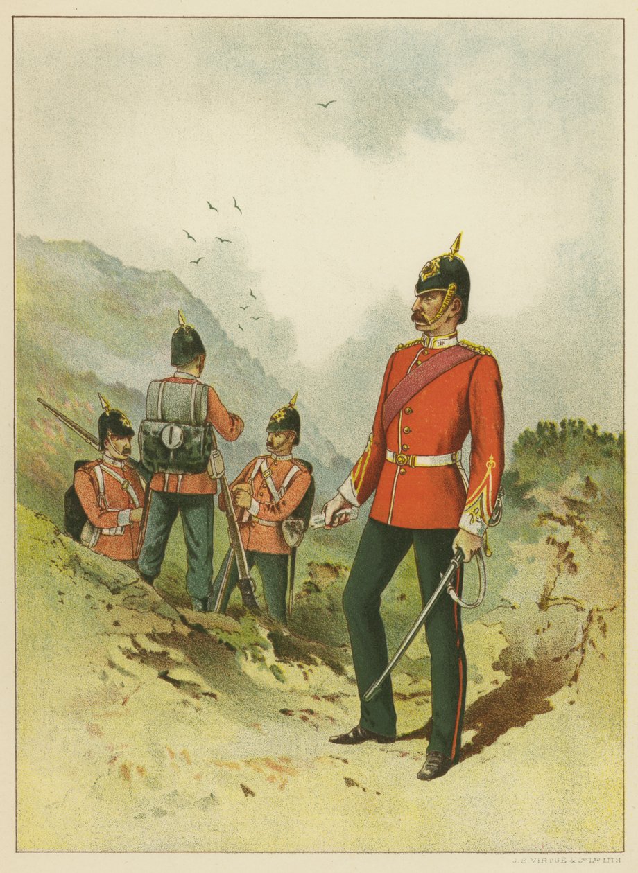 The 15th, East Yorkshire (färglitografi) av English School