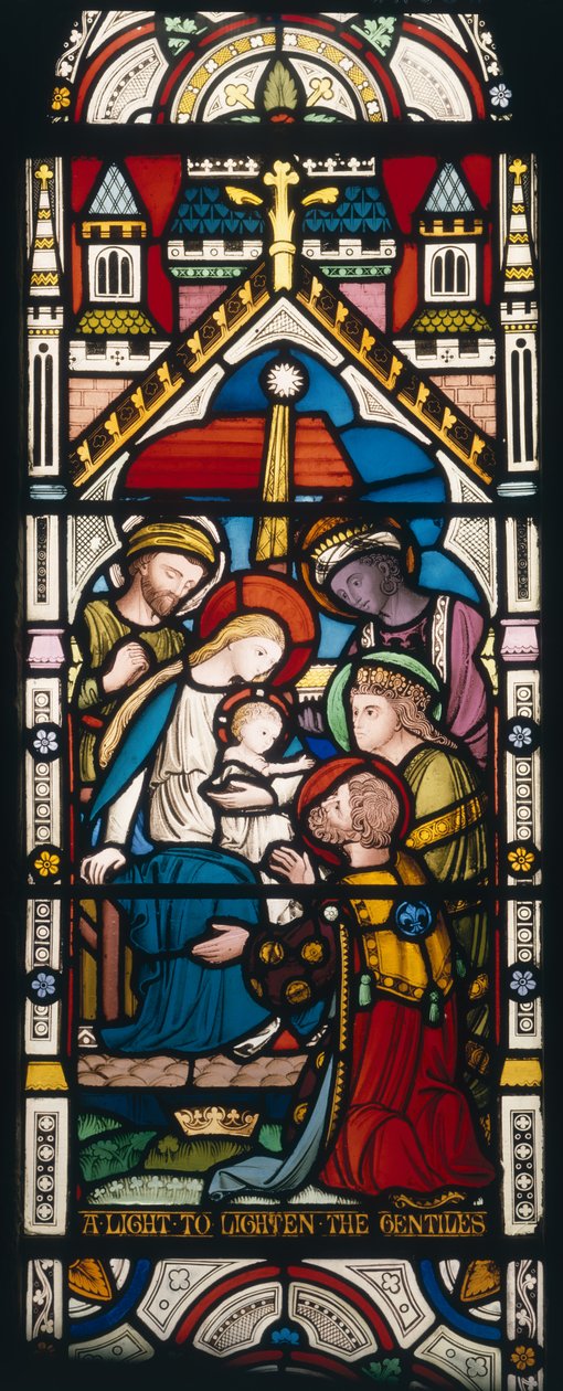 The Adoration of the Magi, engelska, 1800-talet av English School