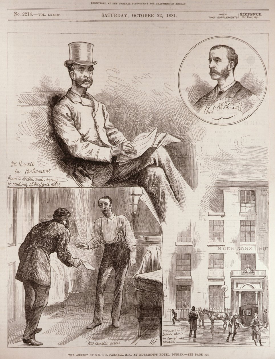 The Arrest of Mr. C.S. Parnell, MP, på Morrison
