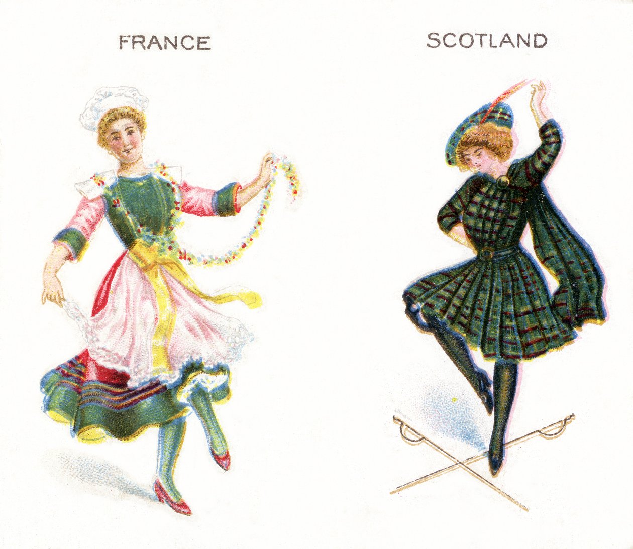 Auld Alliance, Frankrike och Skottland, 1915 av English School