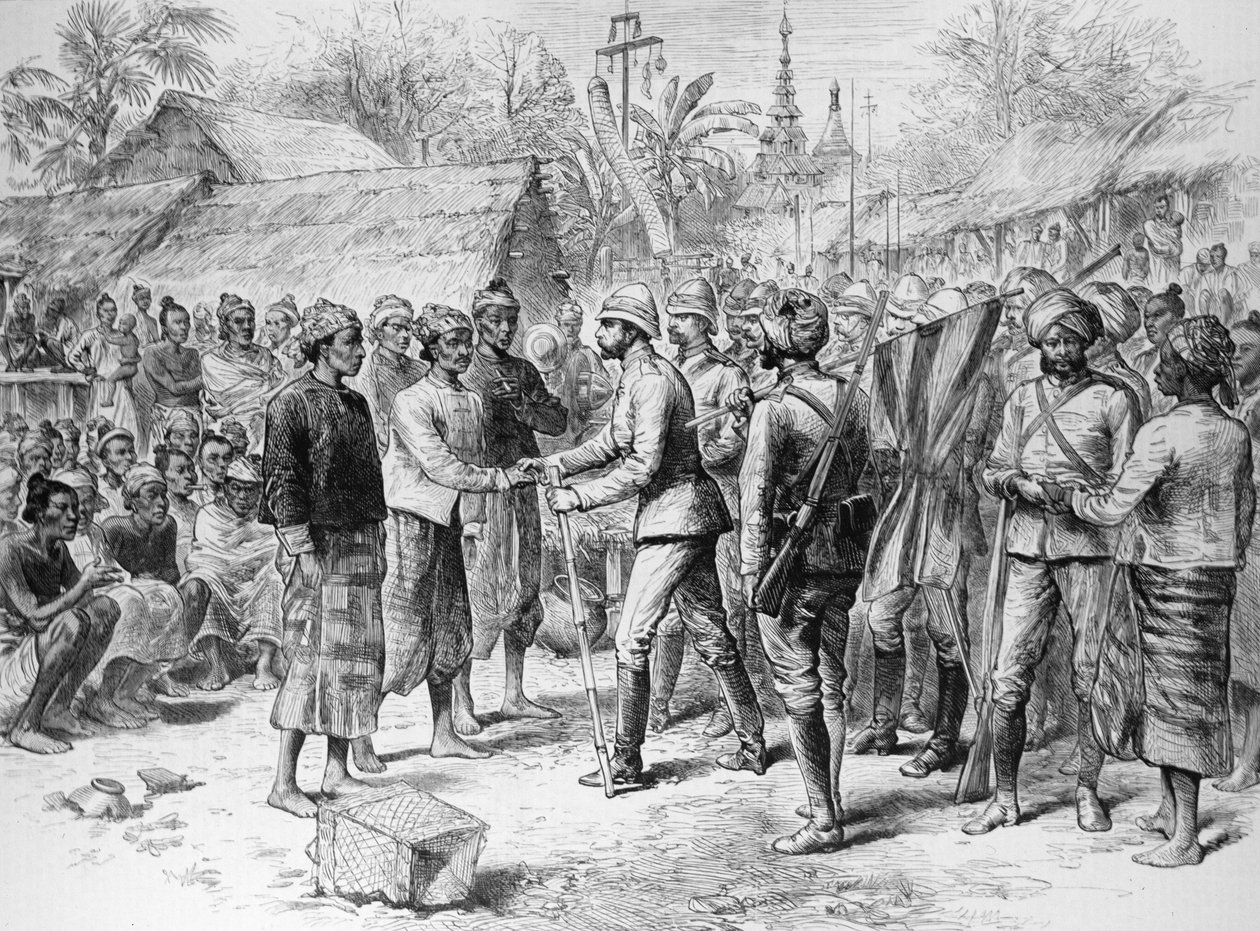 The Burmah Expedition: General Prendergasts intervju med officerarna och kvarlevan av den burmesiska armén, från 
