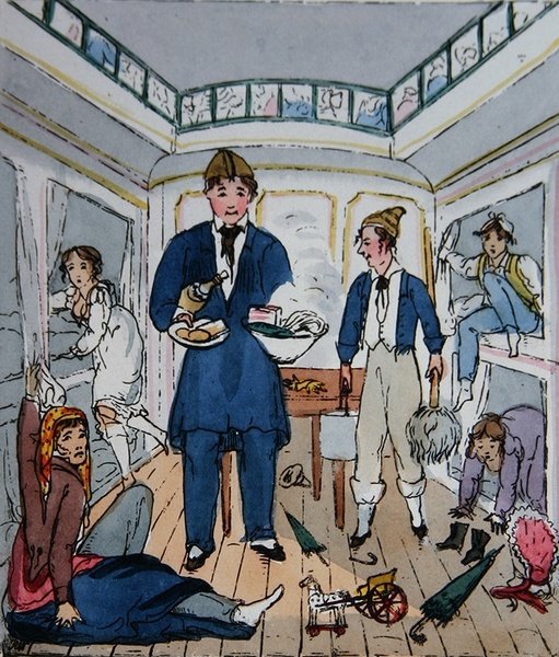 "Stugan", ur "De Paris a Douvres" av Roger Bookem av English School