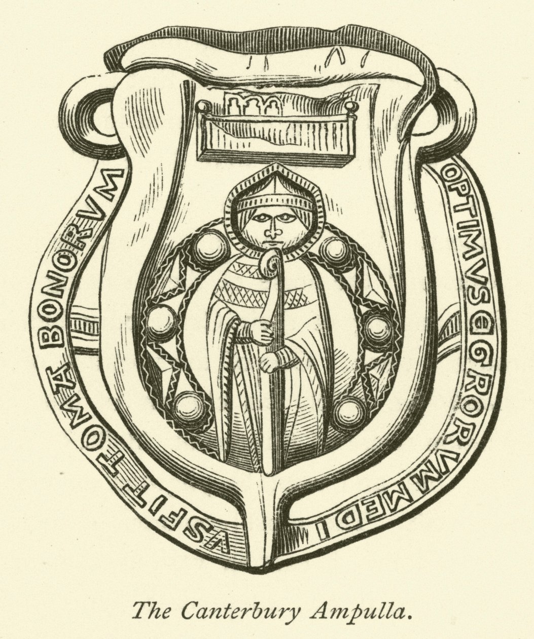 Canterbury Ampulla (gravyr) av English School