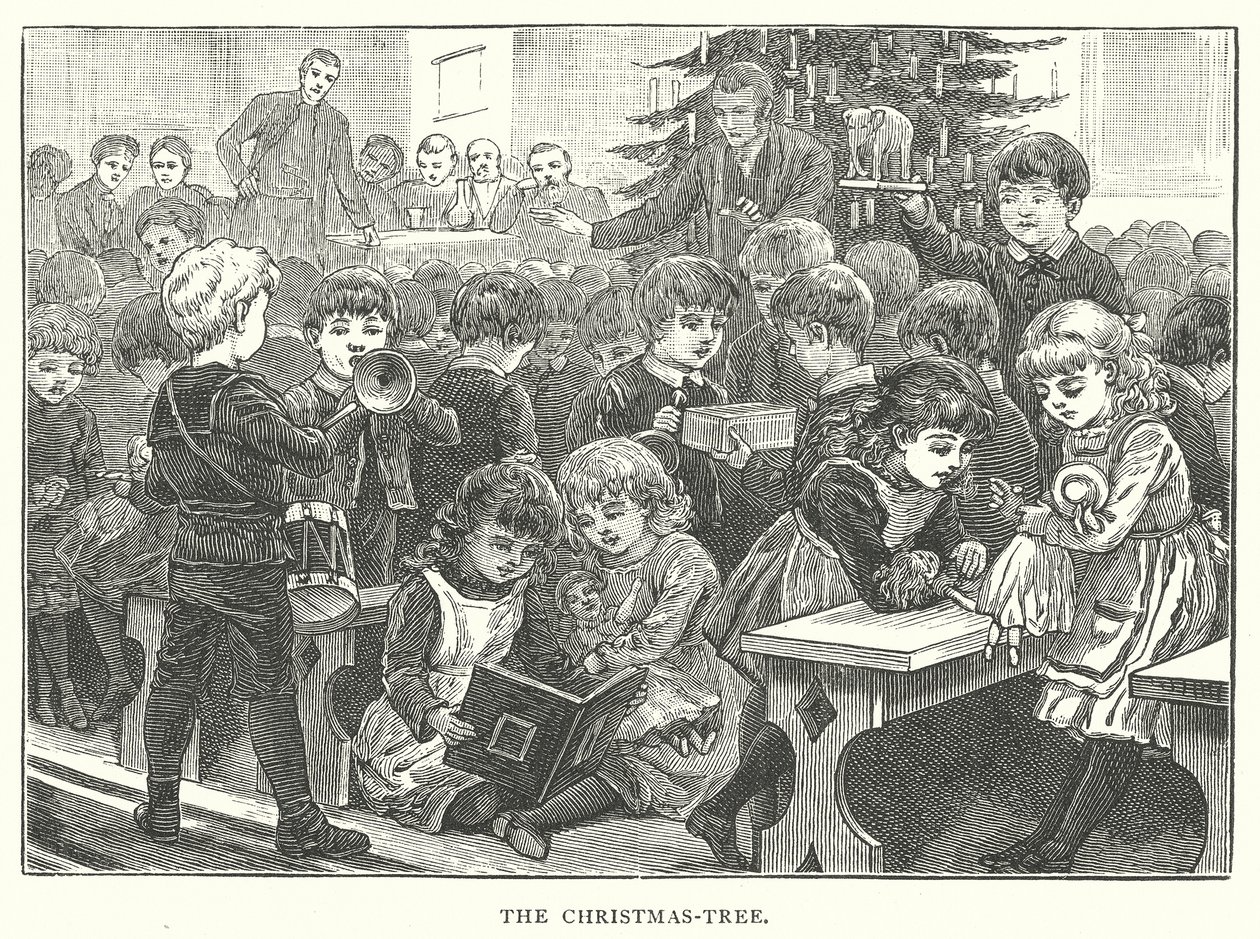 Julgranen (gravyr) av English School