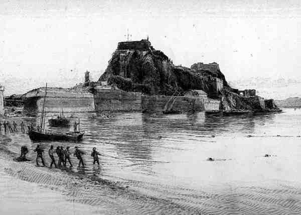 The Citadel, Corfu, Greece, från "The Picturesque Mediterranean", volym 3, publicerad av Cassell and Co. Ltd. av English School