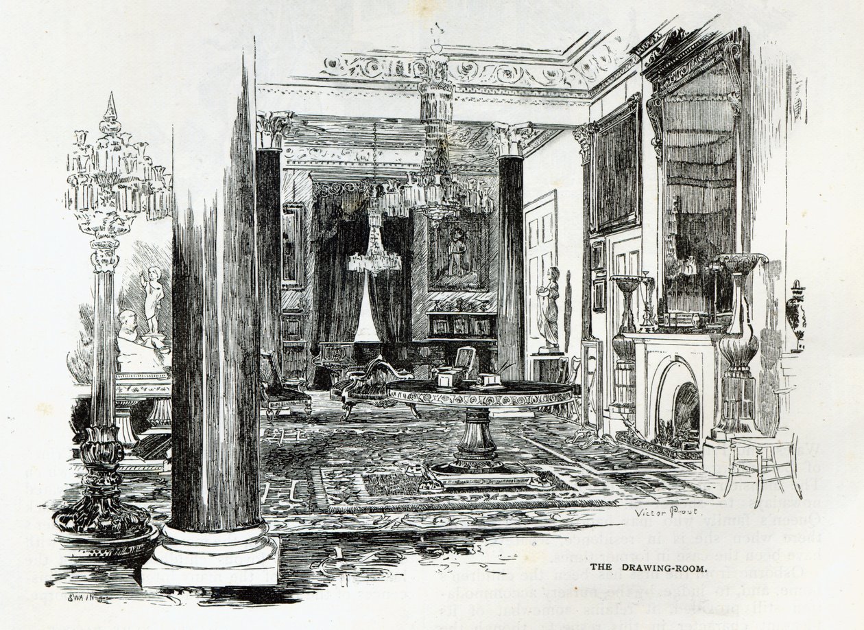 The Drawing Room, Osborne House, från 