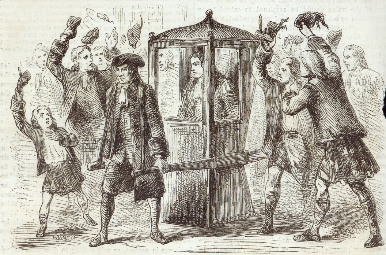 Hertigen av Hamilton på väg till det skotska parlamentet av English School