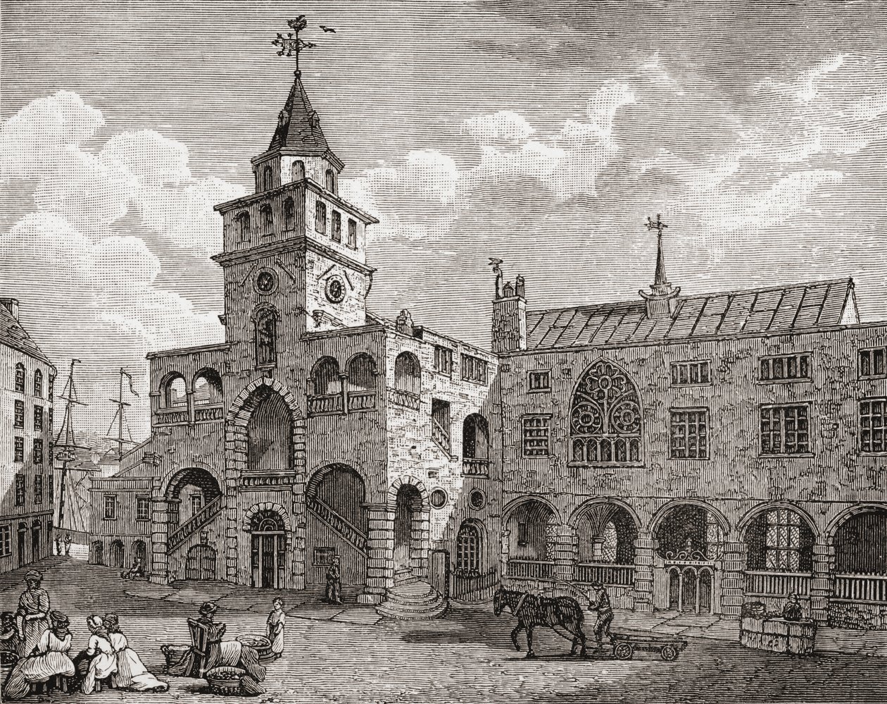 Exchange, Newcastle upon Tyne på 1600-talet, från 