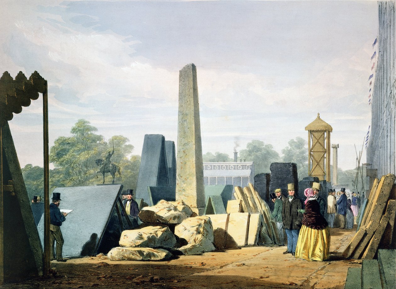 The Exterior, från Dickinsons Comprehensive Pictures of the Great Exhibition of 1851, publicerad 1854 av English School