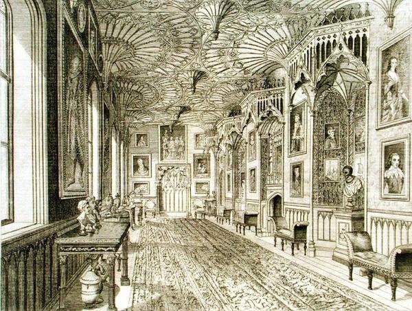 Galleriet, graverat av T. Morris, från 