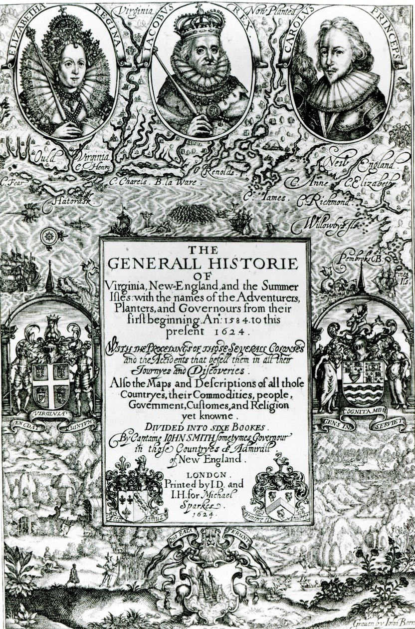 The General Histoire of Virginia, New England and the Summer Isles, 1624 swed av English School