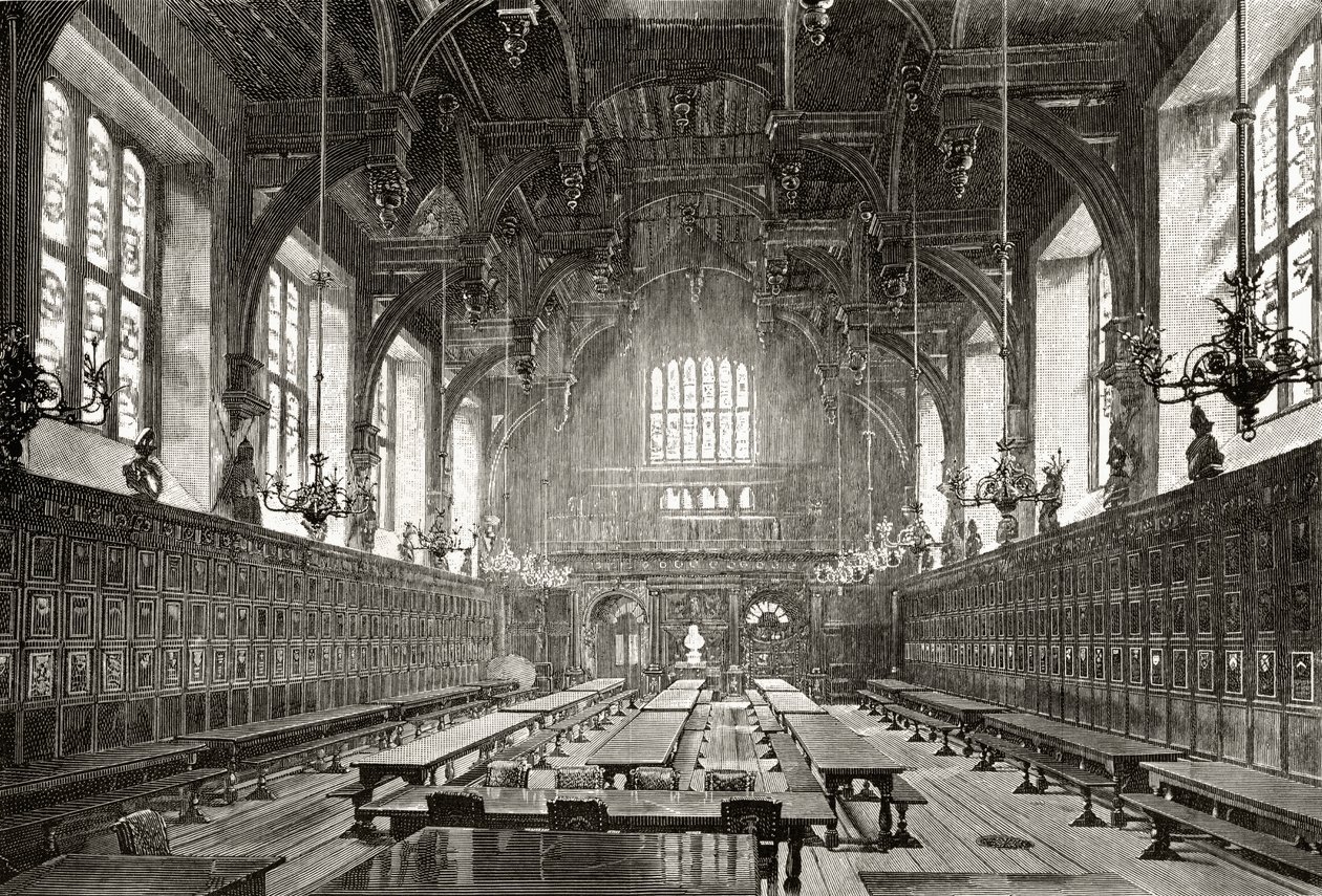 The Great Hall of the Middle Temple, kutoka 