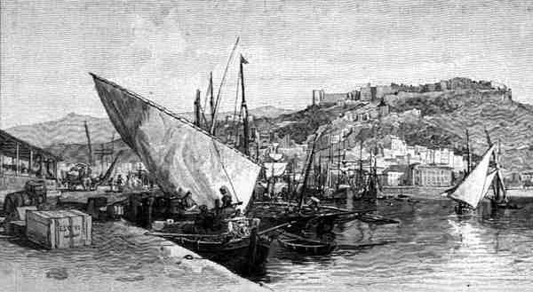 The Harbour, Malaga, Spain, från 
