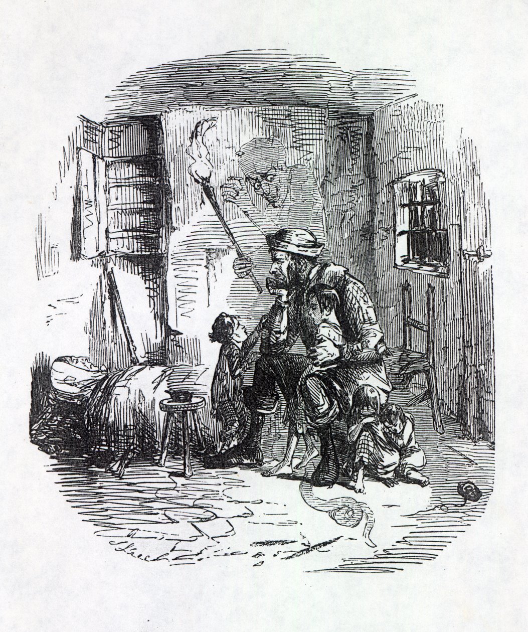 The Home of the Rick-Burner, illustration från 