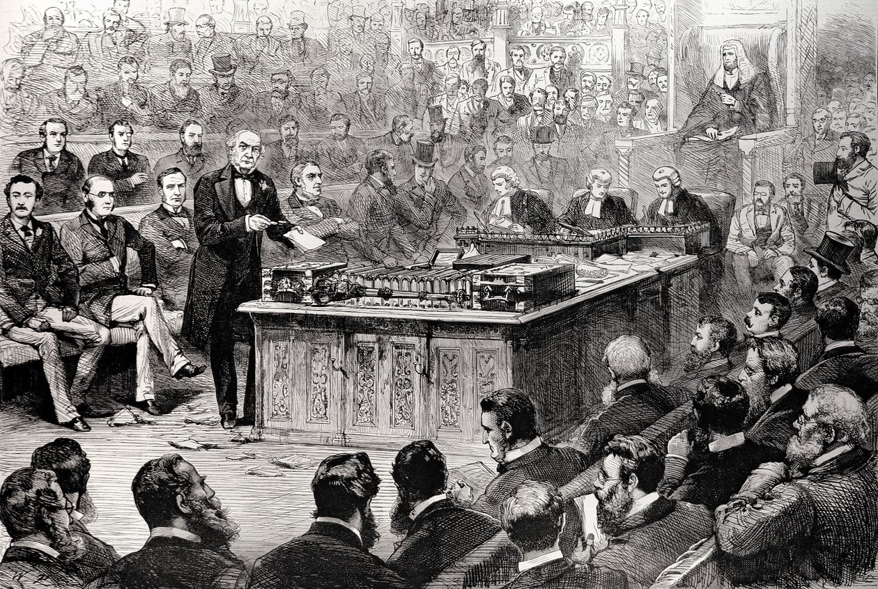 Underhuset torsdagen den 8 april: Debatten om Irlands regering, från 