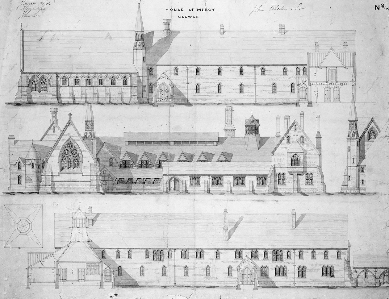 The House of Mercy, Clewer, ca 1853 av English School