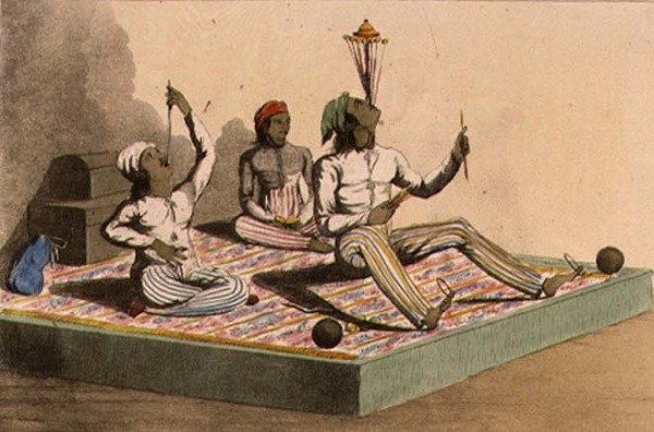 The Indian Gugglers, oktober 1813, från 