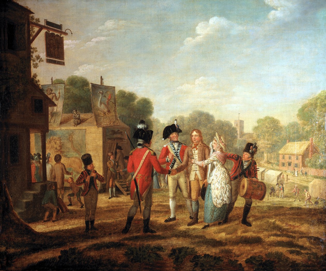 The Kings Shilling, c.1770 av English School