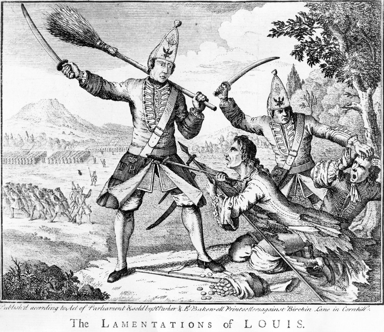 Ludvigs klagosånger, 1757 av English School