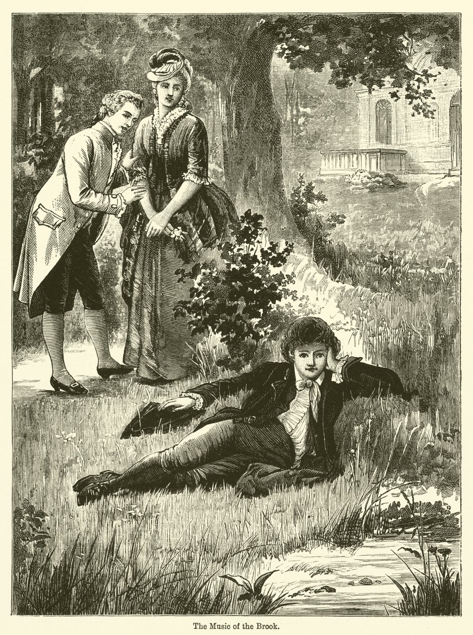Bäckens musik (gravyr) av English School