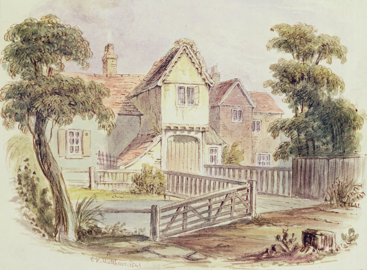 The Old Cheesecake House, 1841 av English School