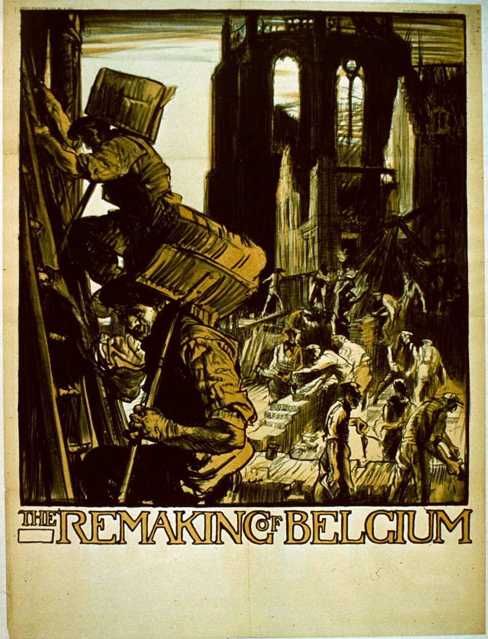 The Remaking of Belgium, c.1918 av English School