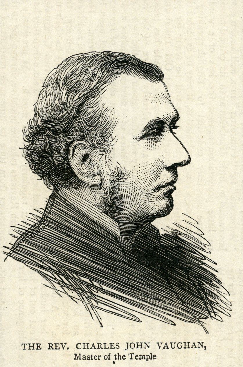 Rev. Charles John Vaughan, dekanus i Llandaff av English School