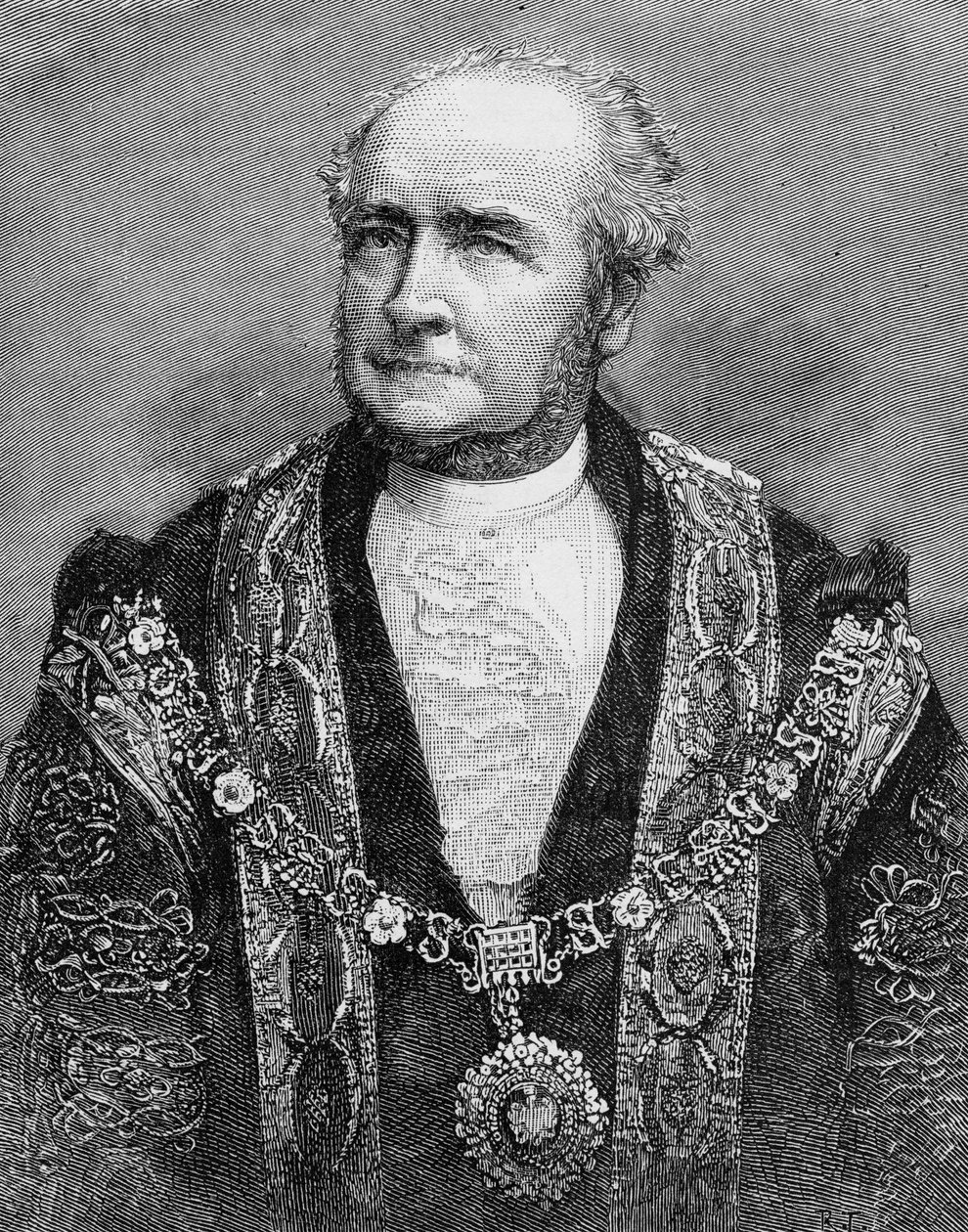 Den högra Hon. Alderman G. S. Nottage, den nya överborgmästaren i London, illustration från 