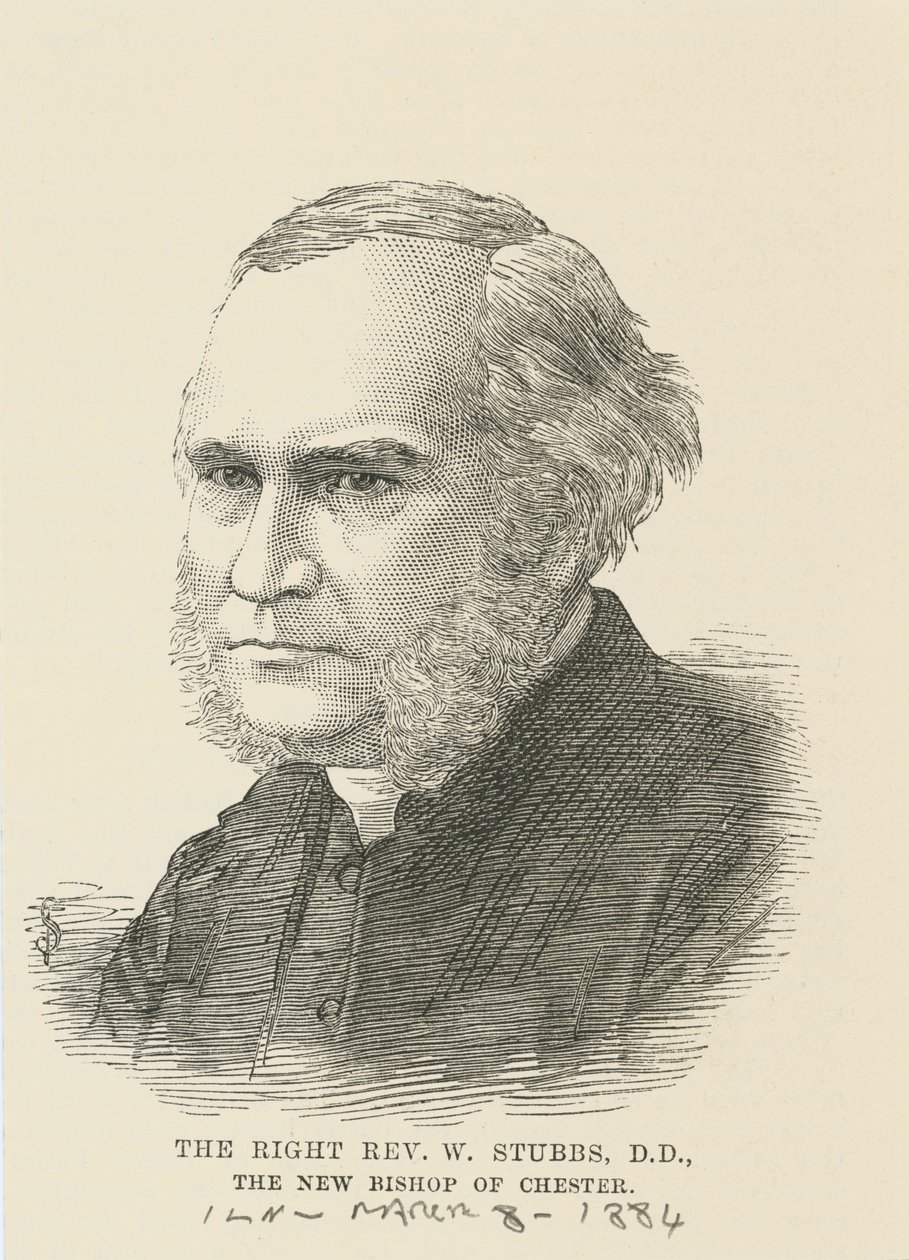 Den högra pastor William Stubbs av English School