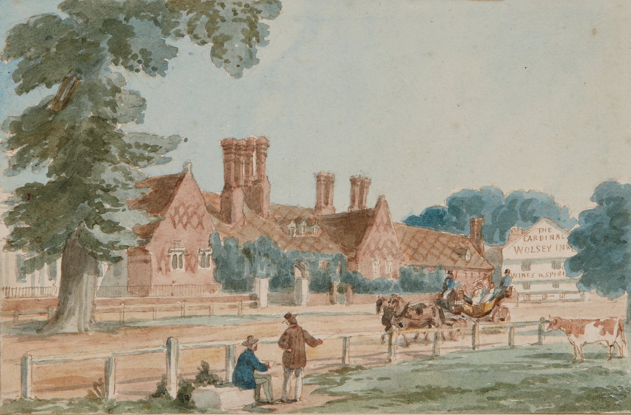 The Royal Mews, ca 1865 (akvarell på papper) av English School